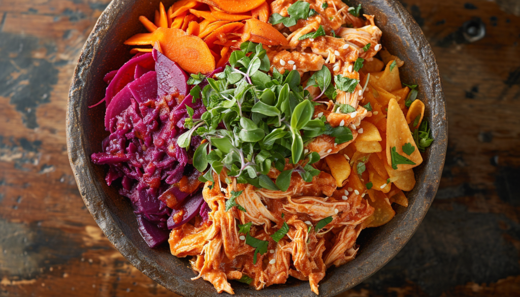 A bowl filled with a variety of vegetables.